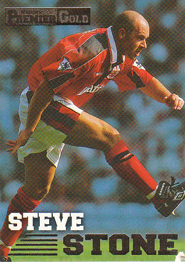 Steve Stone Nottingham Forest 1996/97 Merlin's Premier Gold #112